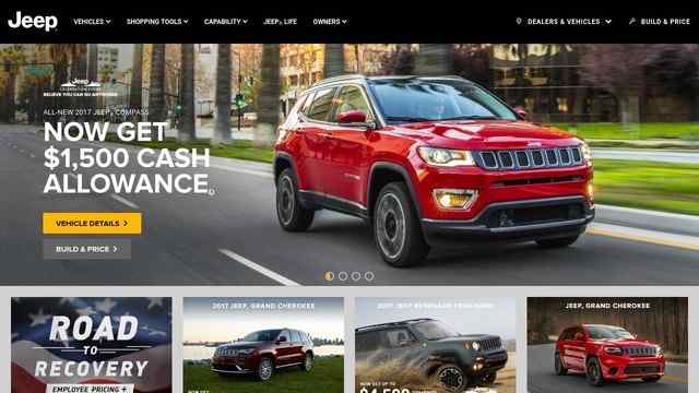 jeep汽車官網
