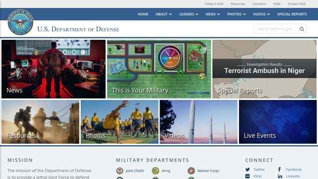 美國國防部網站