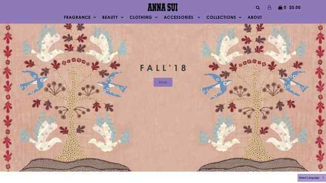 安娜蘇官方網站