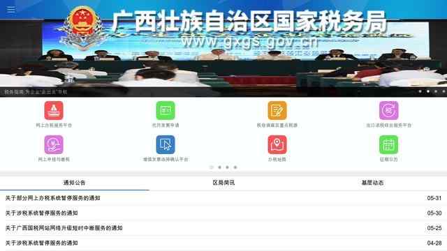 廣西國稅局網站