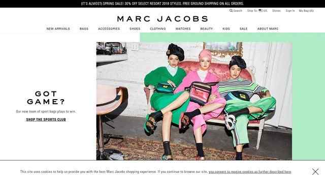 marc jacobs官網
