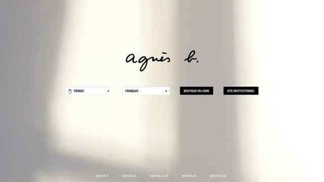agnes.b 官網