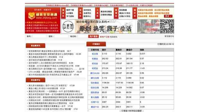 紙黃金交易通官網