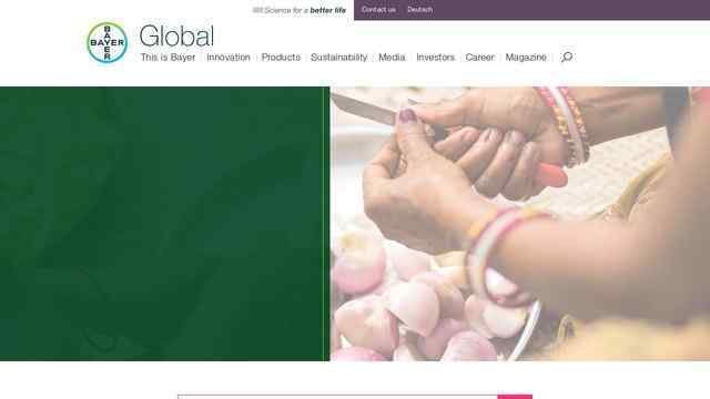 拜耳醫藥公司官方網站