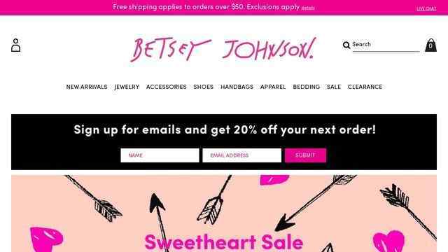 betsey johnson官網