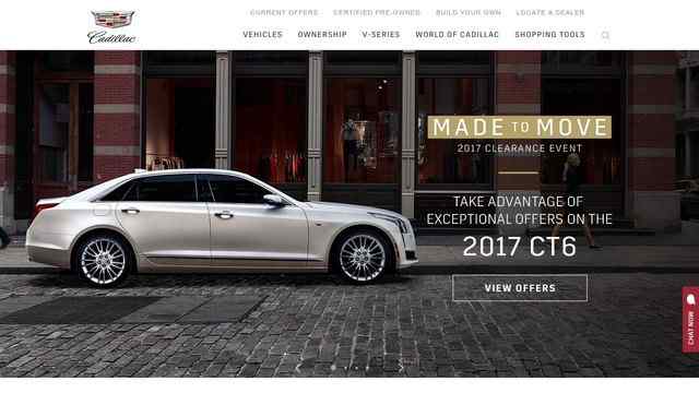 凱迪拉克官網