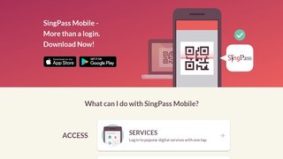 SingPass Mobile APP官網