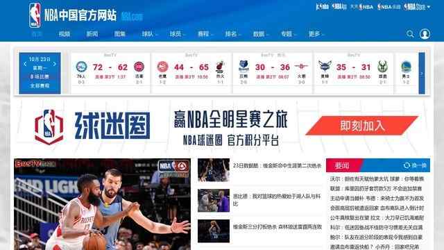 nba中國官網