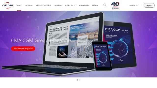 cma船公司網站