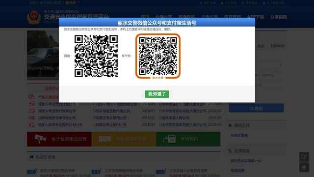 麗水交警網違章查詢